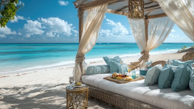 Beachfront Relaxation: A Tranquil Tropical Escape