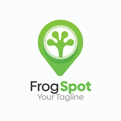 Frog Spot Logo Design Template. Good for Business, Agency, Community and Organization