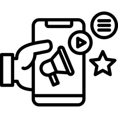 Social Media Marketing Icon