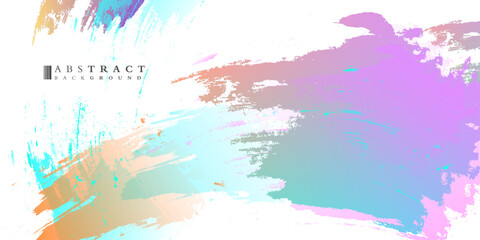 Abstract backgrounds. Designs abstract with brush strokes and colorful. Grunge texture. Template background, Layout, banner, poster designs.