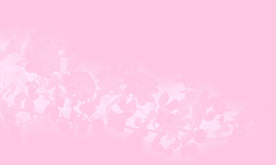 minimalis soft color and blur style on rose flower halftone effect background