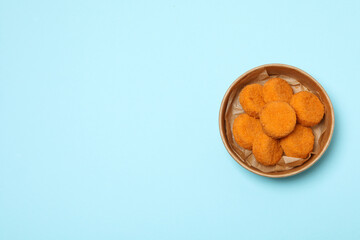 Fried mozzarella, tasty and delicious food, fried food