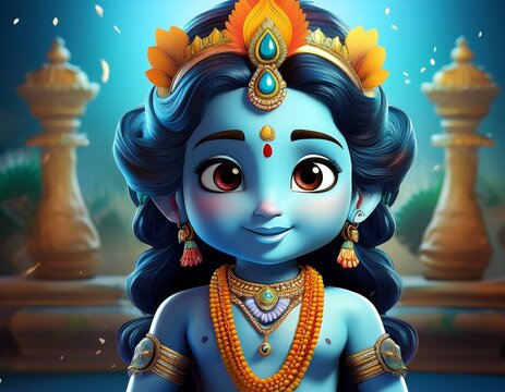 Cute Nandlala Lord Krishna
