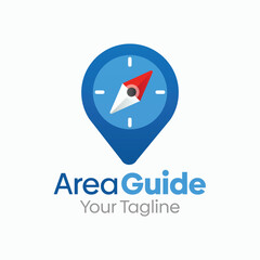 Area Guide Logo Design Template. Good for Business, Agency, Community and Organization