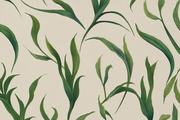 Obraz premium Floating Tendrils on a Soft Canvas: An Organic Pattern of Nature and Tranquility