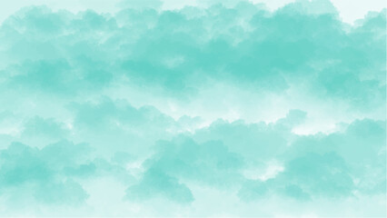 Abstract blue watercolor background.Hand painted watercolor. vector