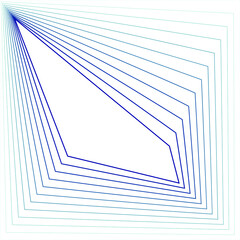 Square frame blue green gradient. Modern technology design