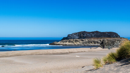 Beautiful Oregon Coast Sea Stacks, Rocks, Beach, Summer