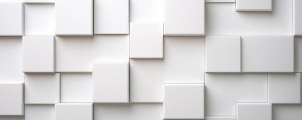 Foam panels, staggered grid pattern, flat design illustration