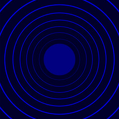 regular blue circle line pattern. illustration of sound waves, signals, networks. vector illustration