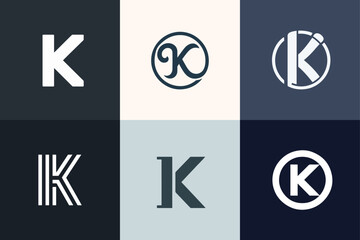 K letter logo vector
