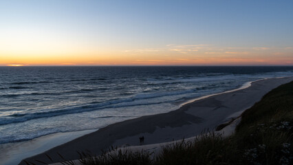 Obraz premium Amazing Sunset over Pacific Ocean, Oregon