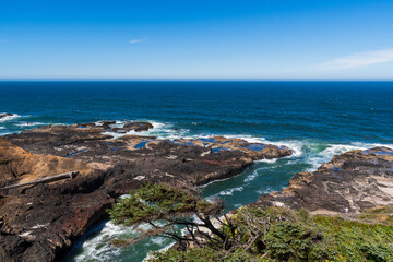 Amazing Views of Pacific Ocean along Oregon Coast