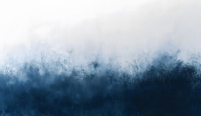 Abstract blue gradient background with white space at the top for text.