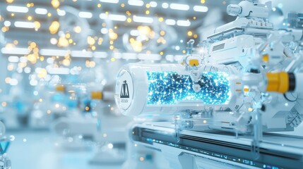 Futuristic Factory Automation  Advanced Robotics and Technology