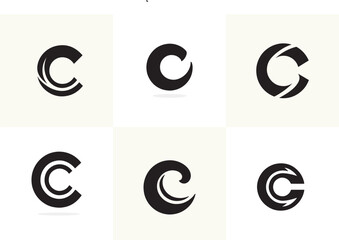 C letter logo vector