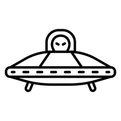 Alien Line Icon