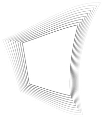 Square dynamic line shape. Gradient blend designs