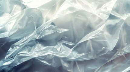 Obraz premium シワシワの透明のビニール