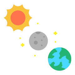 Eclipse  Flat Icon