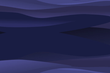Abstract Blue Gradient with Soft Wave Textures