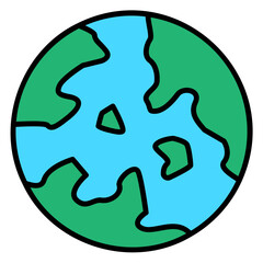 Earth  Filled Icon Filled Icon