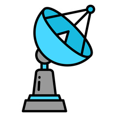Satellite Dish Filled Icon