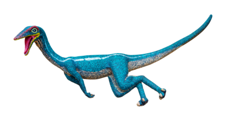 Procompsognathus is a carnivore of the coelophysid theropod dinosaur that lived later in the Triassic Period. Procompsognathus has a transparent background.