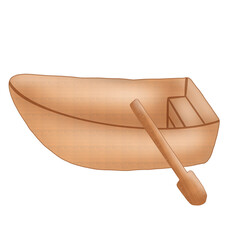 wooden toy boat
