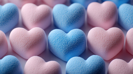 Fototapeta premium Colorful pastel marshmallows background