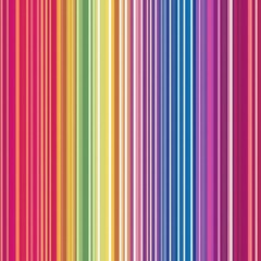 Seamless pattern of vertical lines with a rainbow gradient effect