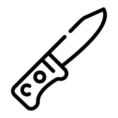 knife Line Icon