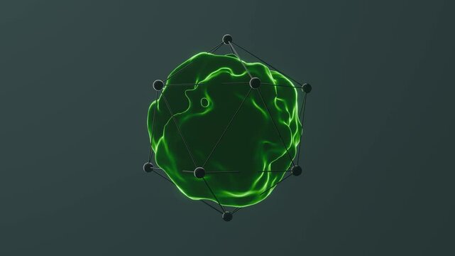 Distorted Parasitic Growth with Shifting Forms, Abstract Parasitic Animation, Surreal Fluid Motion, Growing Organisms in Dynamic Environment, Parasitic Transformation with Shifting Shapes
