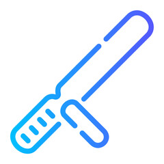 baton Line Gradient Icon