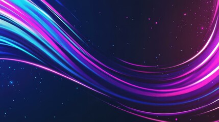 Fototapeta premium Discover a sleek, modern abstract tech background featuring vibrant blue and pink glowing effects for a dynamic visual impact.