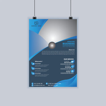 Modern flyer design for business, corporate and for others industry 