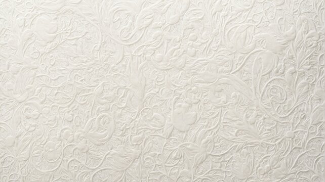 Close-up white surface textured pattern pattern made up delicate
