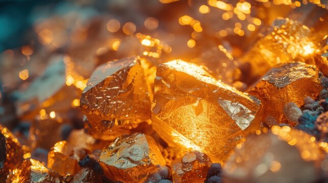 Minerals: With defined chemical compositions, minerals like iron, copper, and gold are extracted for use in construction, manufacturing, and tech industries.
