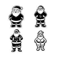 Naklejka premium icon sheet black and white illustrations about the supernatural, about the supernatural