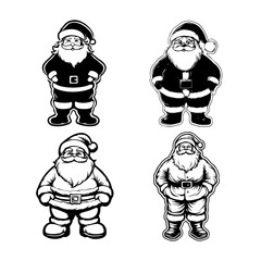 Naklejka premium icon sheet black and white illustrations about the supernatural, about the supernatural