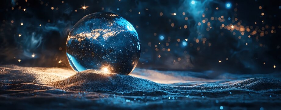 Business strategy with astrological insights, celestial theme