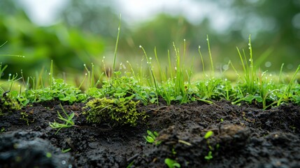 Peat: Formed from decayed plant matter in wetlands, peat serves as a soil enhancer and fuel source. Key in carbon storage, it helps combat climate change.
