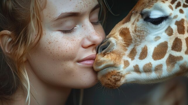 Animal-Themed Funny Thank You Kiss Card