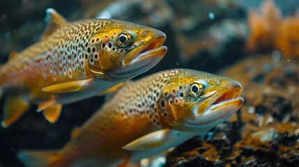 Freshwater Fish: Living in rivers, lakes, and streams, these fish support ecosystems, provide a crucial food source, and are important for recreational fishing.
