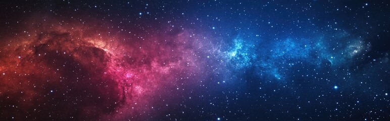 Naklejka premium High definition star field background in 3D cartoon rendering Colorful outer space texture resembling a starry night sky