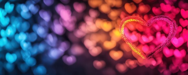 A colorful firework display lighting up the night sky in bright, vivid colors, vibrant, fireworks, night sky