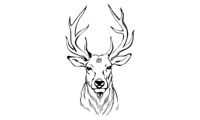 deer head silhouette