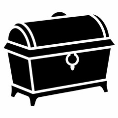 Hope chest Black silhouette