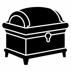 Hope chest Black silhouette