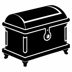 Hope chest Black silhouette